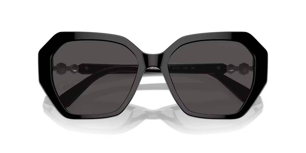 SWAROVSKI 0SK6058U 10018754 BLACK W/ DARK GREY