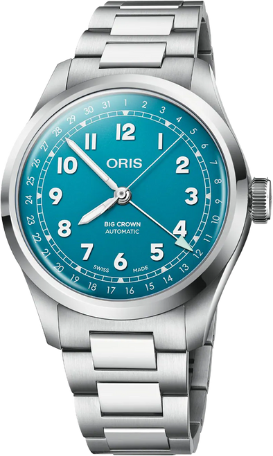 Oris Big Crown Pointer Date Dial:blue arab num Mb ST