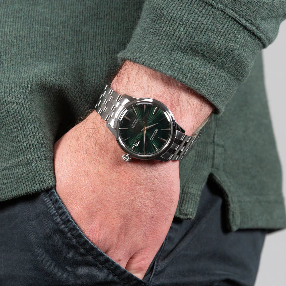 SEIKO SRPE15J PRESAGE AUTOMATIC 50M