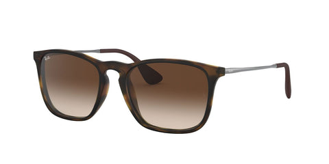 RAY BAN 0RB4187 SIZE54 VHRIS RUBBER HAVANA W/BROWN GRADIENT DARK BROWN