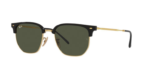 RAY BAN 0RB4416 SIZE53 NEW CLUBMASTER BLACK ON ARISTA W/GREEN