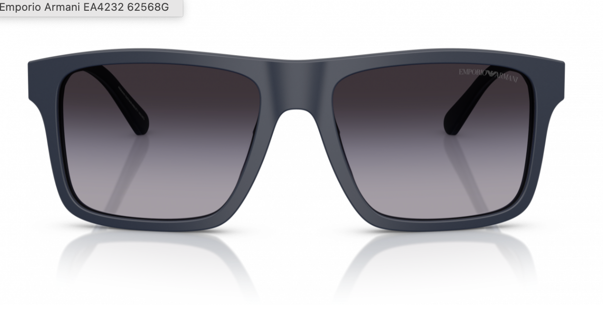 ARMANI 0EA4232 62568G57 MATTE BLUE W/GREY GRADIENT
