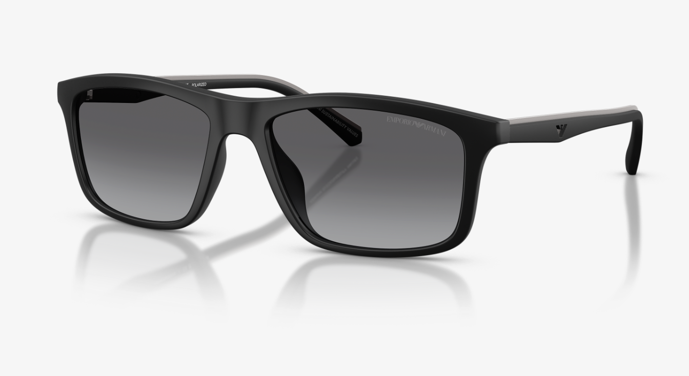 ARMANI 0EA4257U 50018157 MATTE BLACK W/GREY GRADIENT POLAR