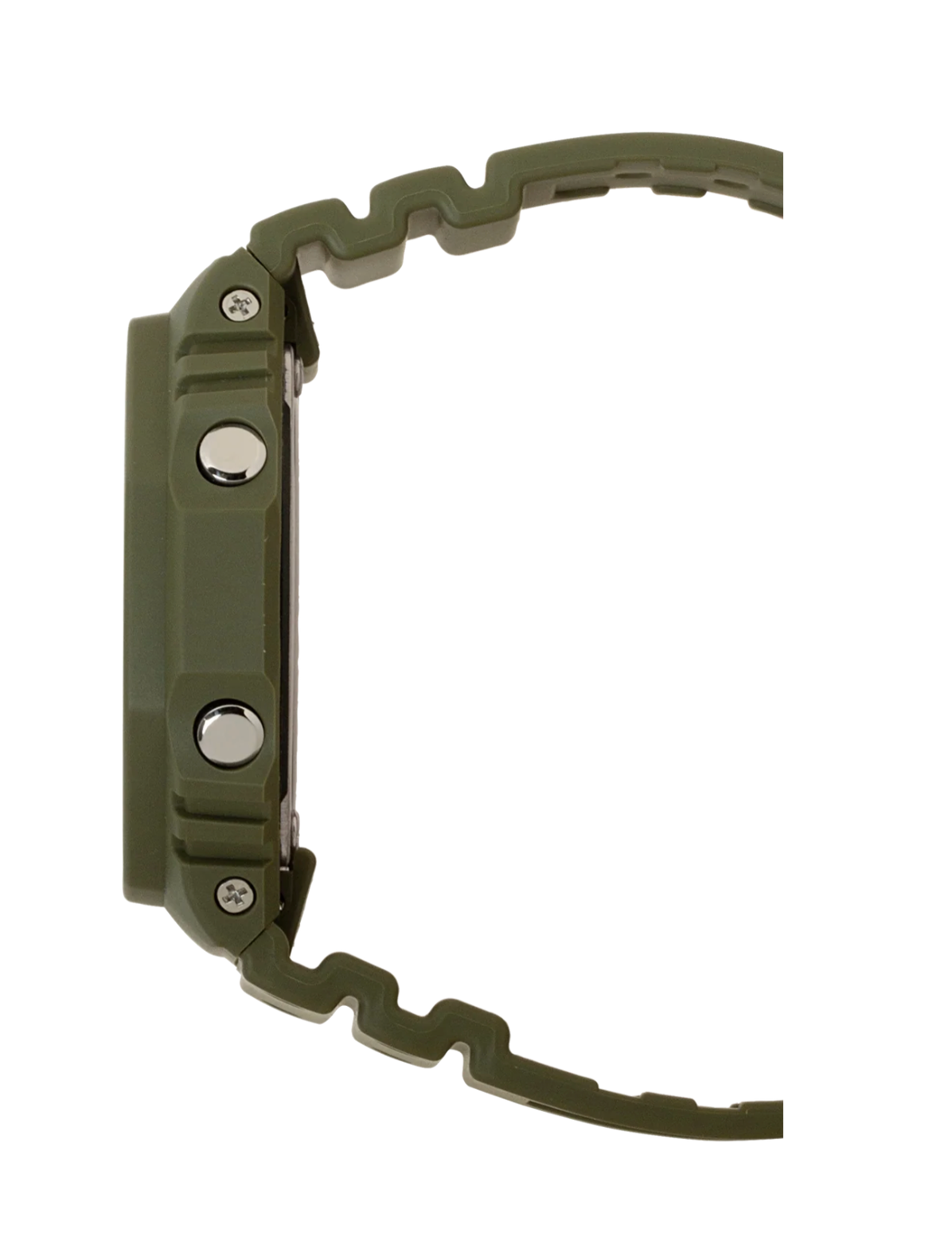 GAB2100FC-3A G SHOCK DUO MULTI COLOR,GREEN RESIN BAND