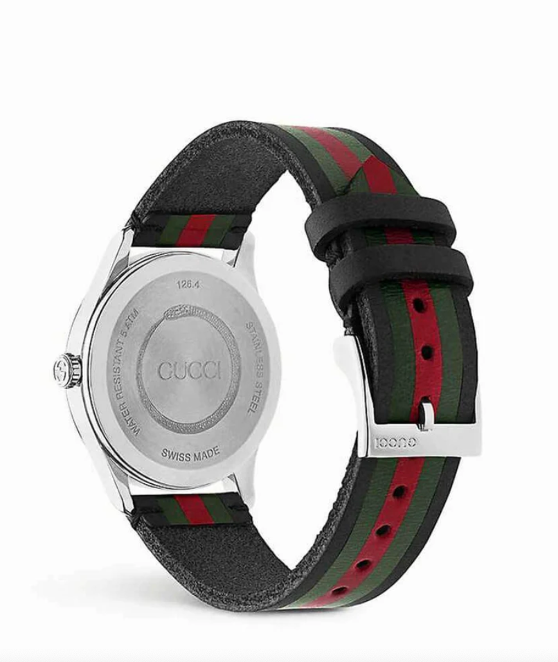 YA1264079 G-TIMELESS MD BLACK&GRG CALF/STEEL BLK&G