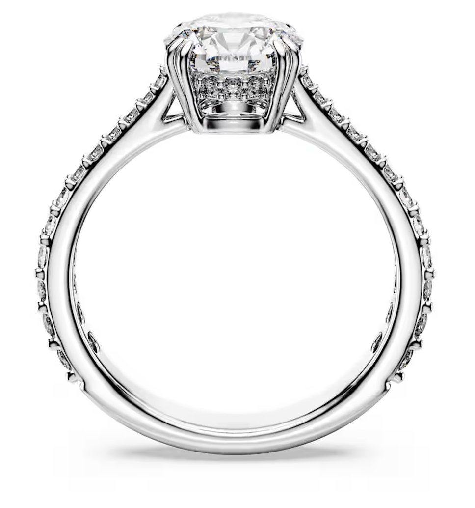 5645251 STILLA:RING RND M WHITE/RHS 52