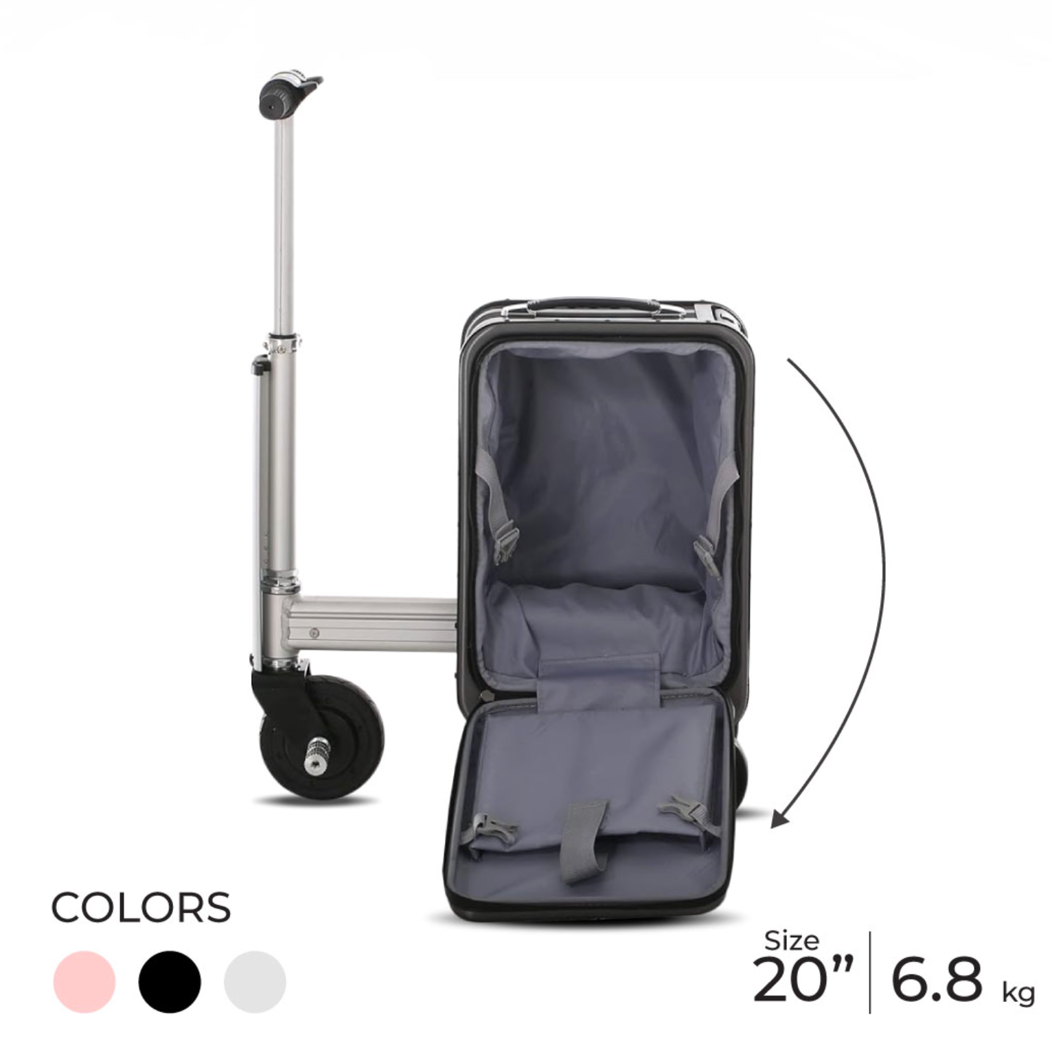 Airwheel SE3SL Black – Premium Smart Rideable Suitcase