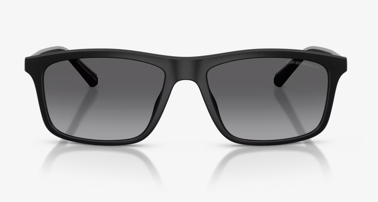 ARMANI 0EA4257U 50018157 MATTE BLACK W/GREY GRADIENT POLAR