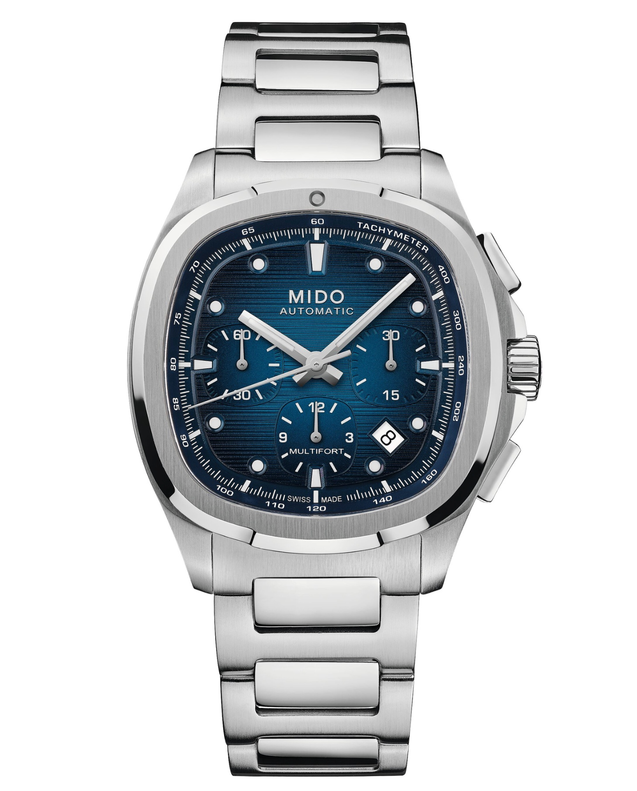 M0495271104100 MULYIFORT/GS/CHRA/STEEL/BLAE DIAL