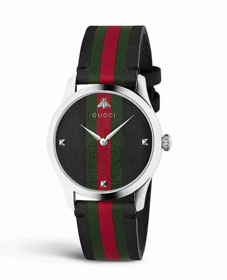 YA1264079 G-TIMELESS MD BLACK&GRG CALF/STEEL BLK&G