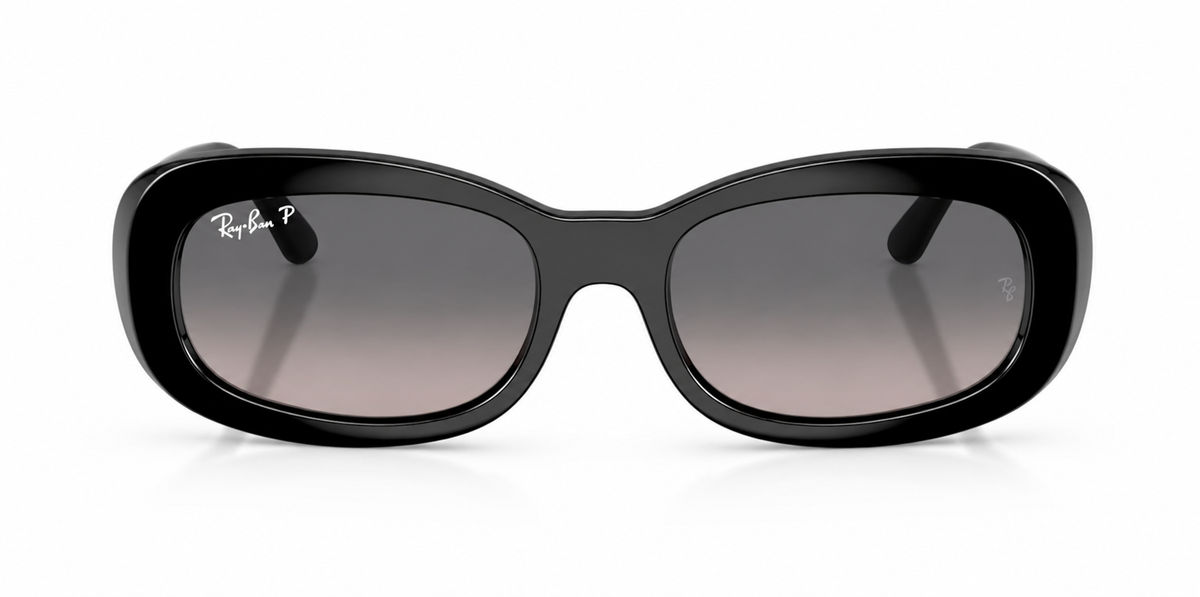 RAY BAN 0RB2221901/M353 BLACK W/GRADIENT GREY POLAR