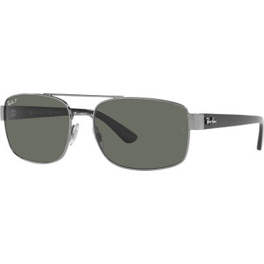 RAYBAN 0RB3687 GUNMETAL W/GREEN