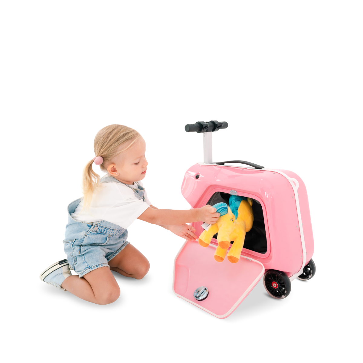 Airwheel SQ3 PINK – Smart Kids’ Rideable Suitcase