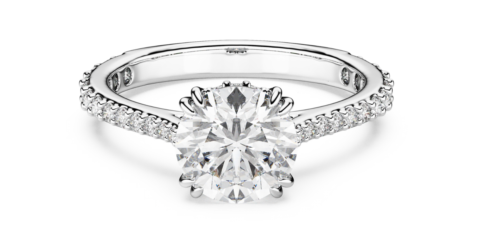 5717934 RE STILLA:RING COCR PAVE WHITE/UPD 55