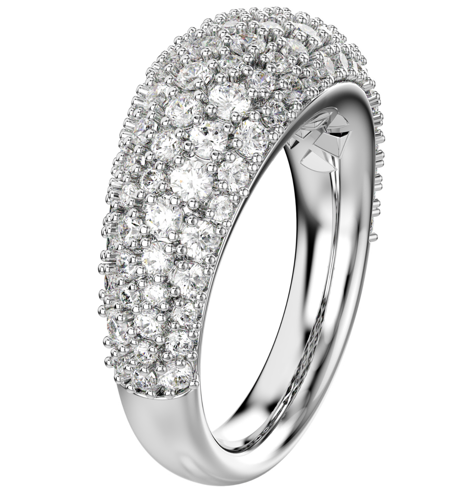 5737597 Sublima ring White, Rhodium plated