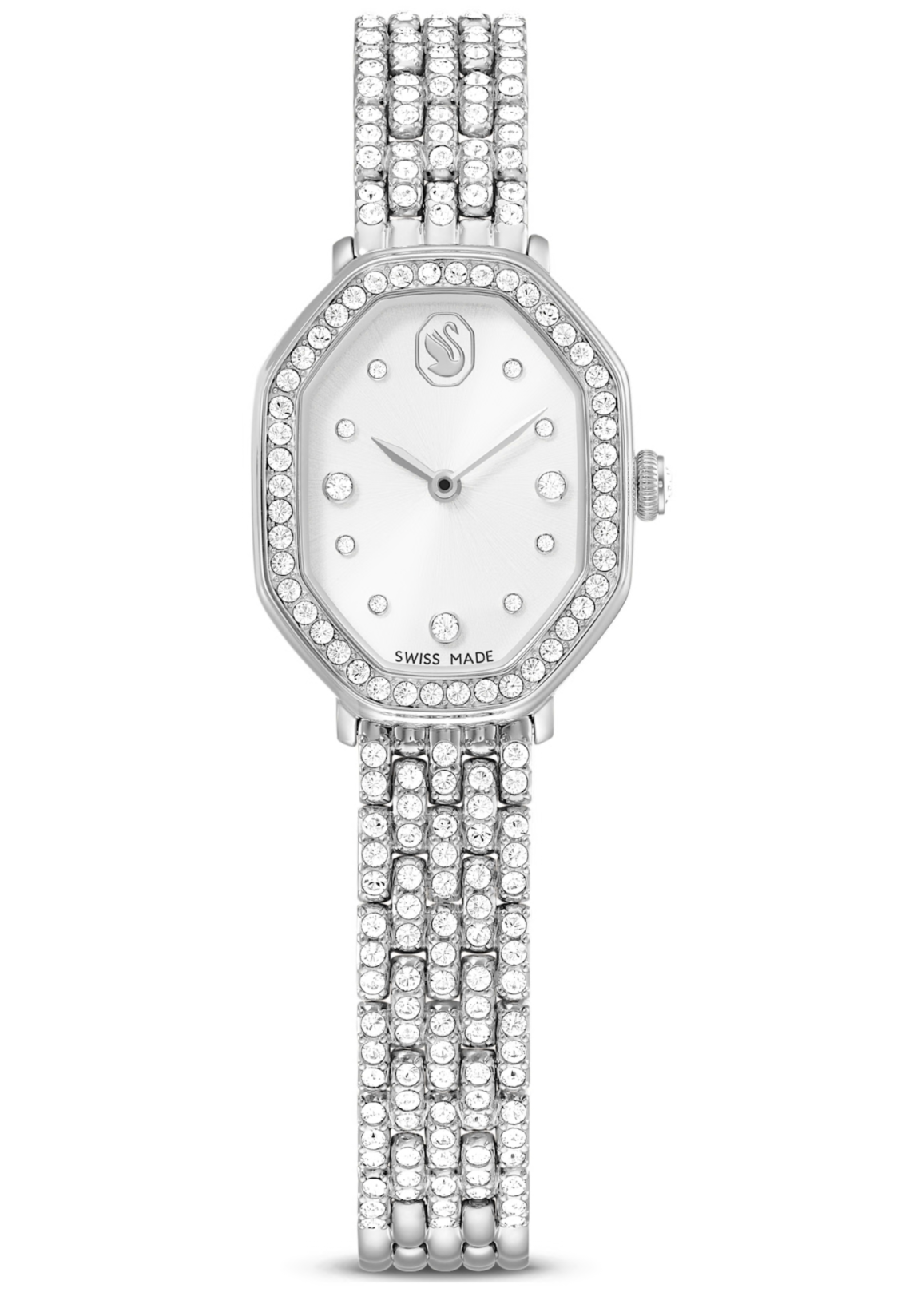 5749451 Dextera octagon watch Swiss Made, Metal bracelet, Silver Tone, Stainless steel