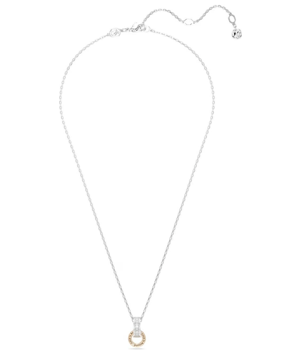 5691179 Swarovski Connexus “Love Is Around” Pendant – White, Mixed Metal Finish