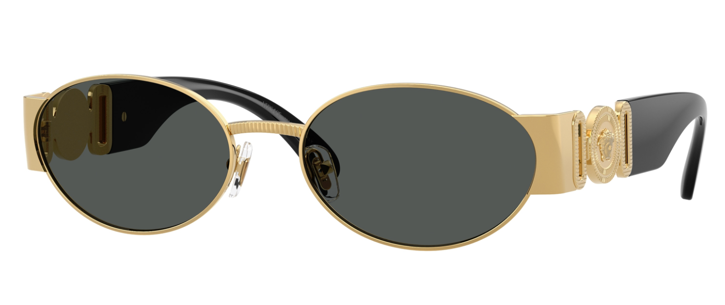 VERSACE 0VE2299 10028756 GOLD W/DARK GREY