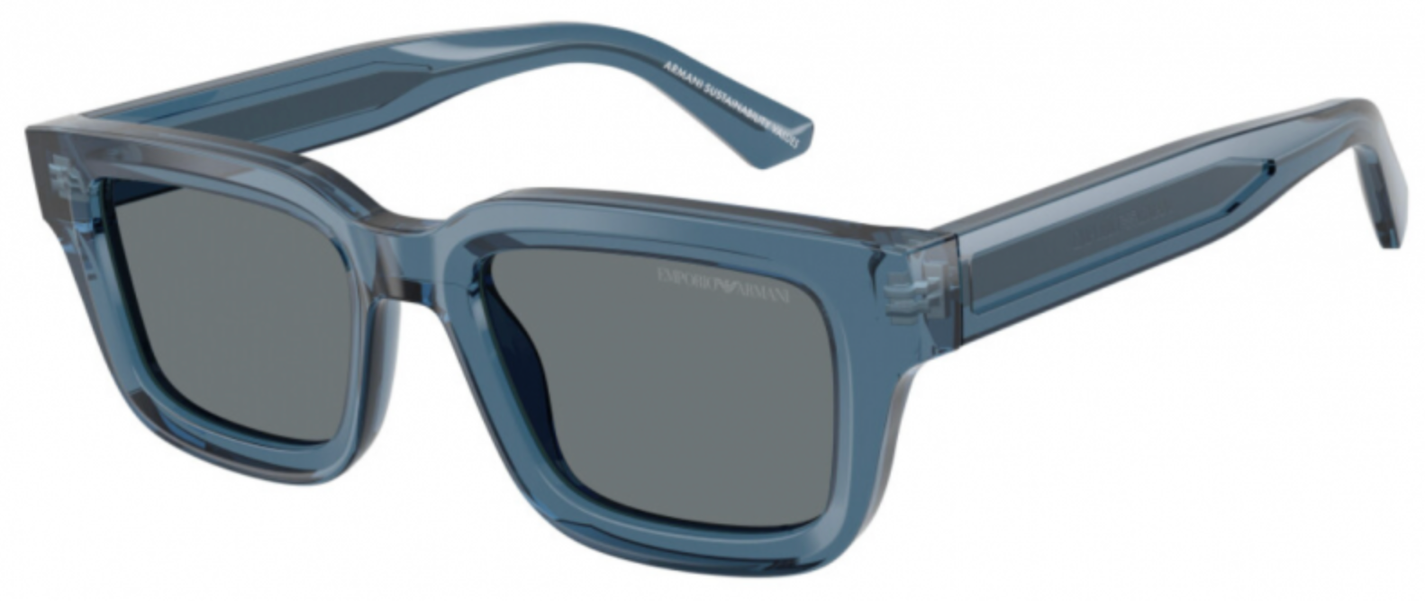 ARMANI 0EA4270 63628051 SHINY TRANSPARENT BLUE W