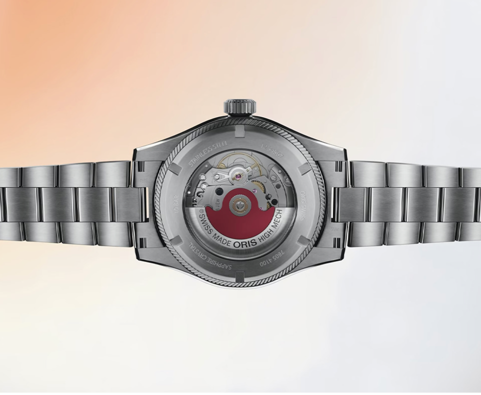 01 733 7805 4164-07 8 20 04LC Oris ProPilot Date - Dial: Black, arab num, Strap: MB steel