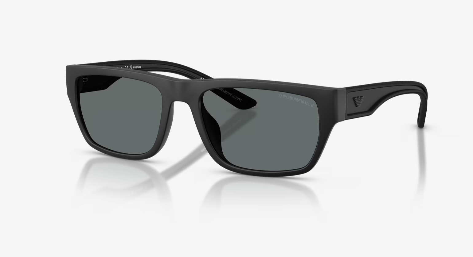 0EA4267U RUBBERIZED MATTE BLACK W/DARK GREY POLAR