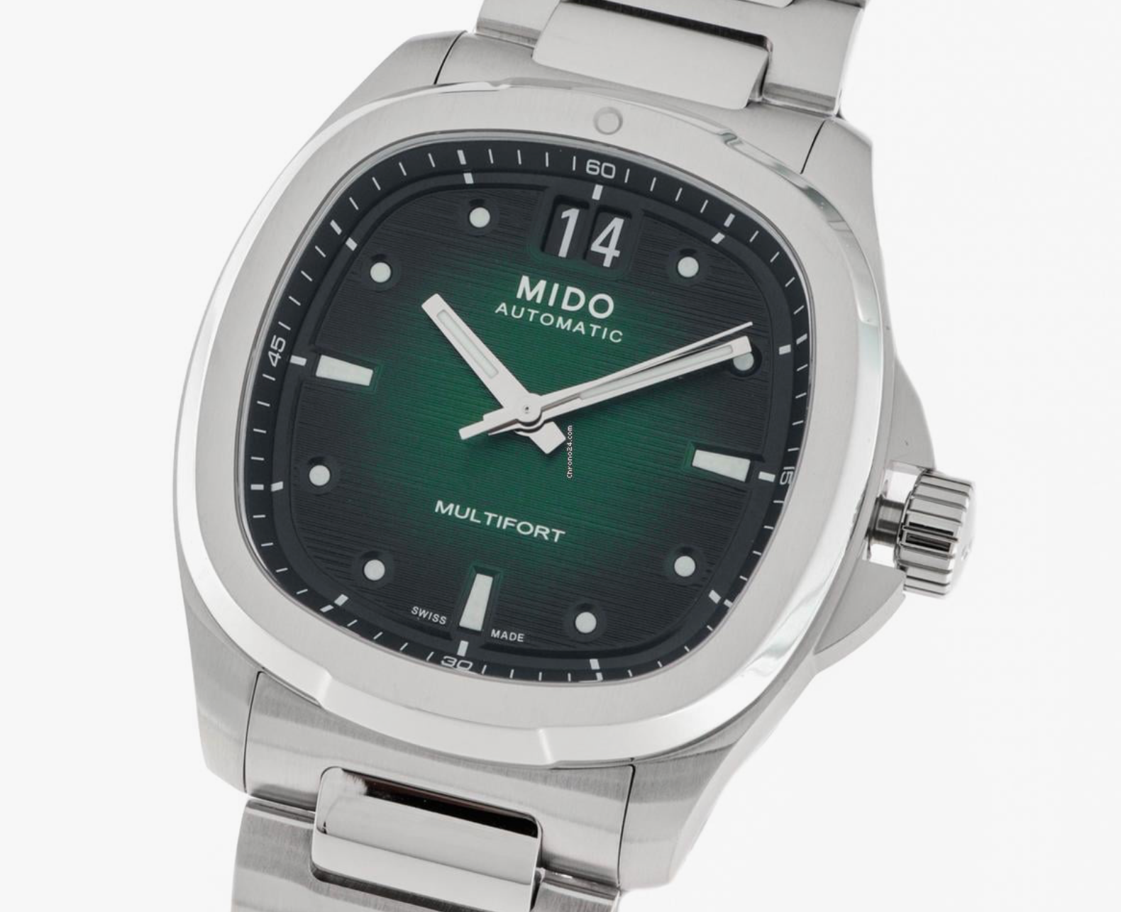M0495261109100 MIDO MULTIFORT GS AUTO STEEL GREEN DIAL