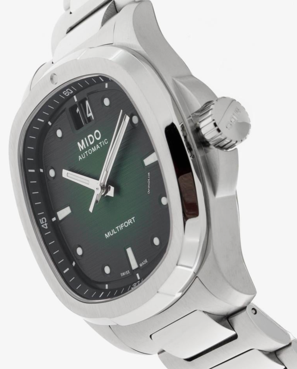 M0495261109100 MIDO MULTIFORT GS AUTO STEEL GREEN DIAL