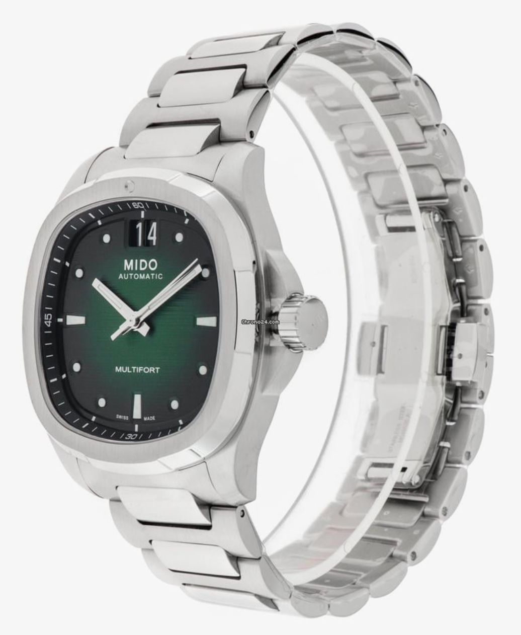 M0495261109100 MIDO MULTIFORT GS AUTO STEEL GREEN DIAL