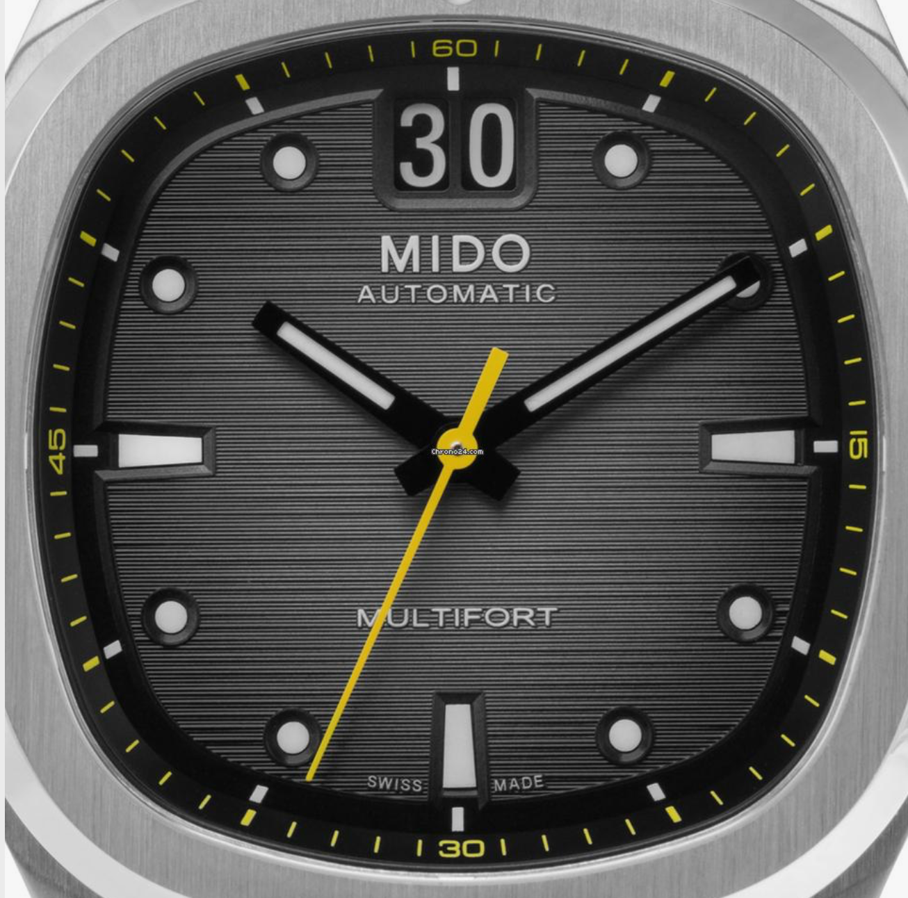 M0495261708101 MULTIFORT/GS/A/ST/T.Black/GREY DIAL