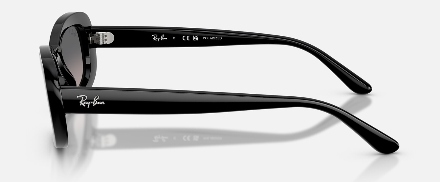 RAY BAN 0RB2221901/M353 BLACK W/GRADIENT GREY POLAR