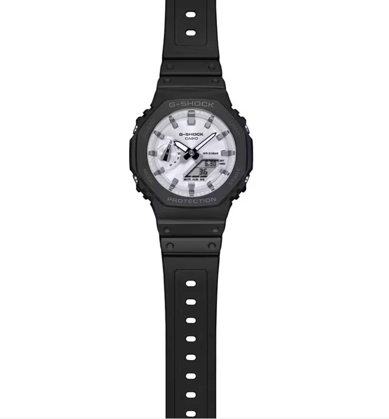 GA2100WD-1ADR G SHOCK DUO OASIS, BLUE FACE AND RESIN BAND