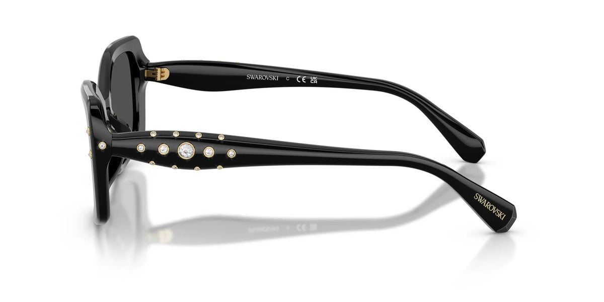 SWAROVSKI 0SK6058U 10018754 BLACK W/ DARK GREY