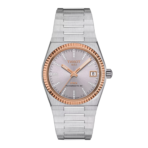 Tissot PRX 35Mm Powermatic 80 Steel & 18K Gold Bezel T9312074133600