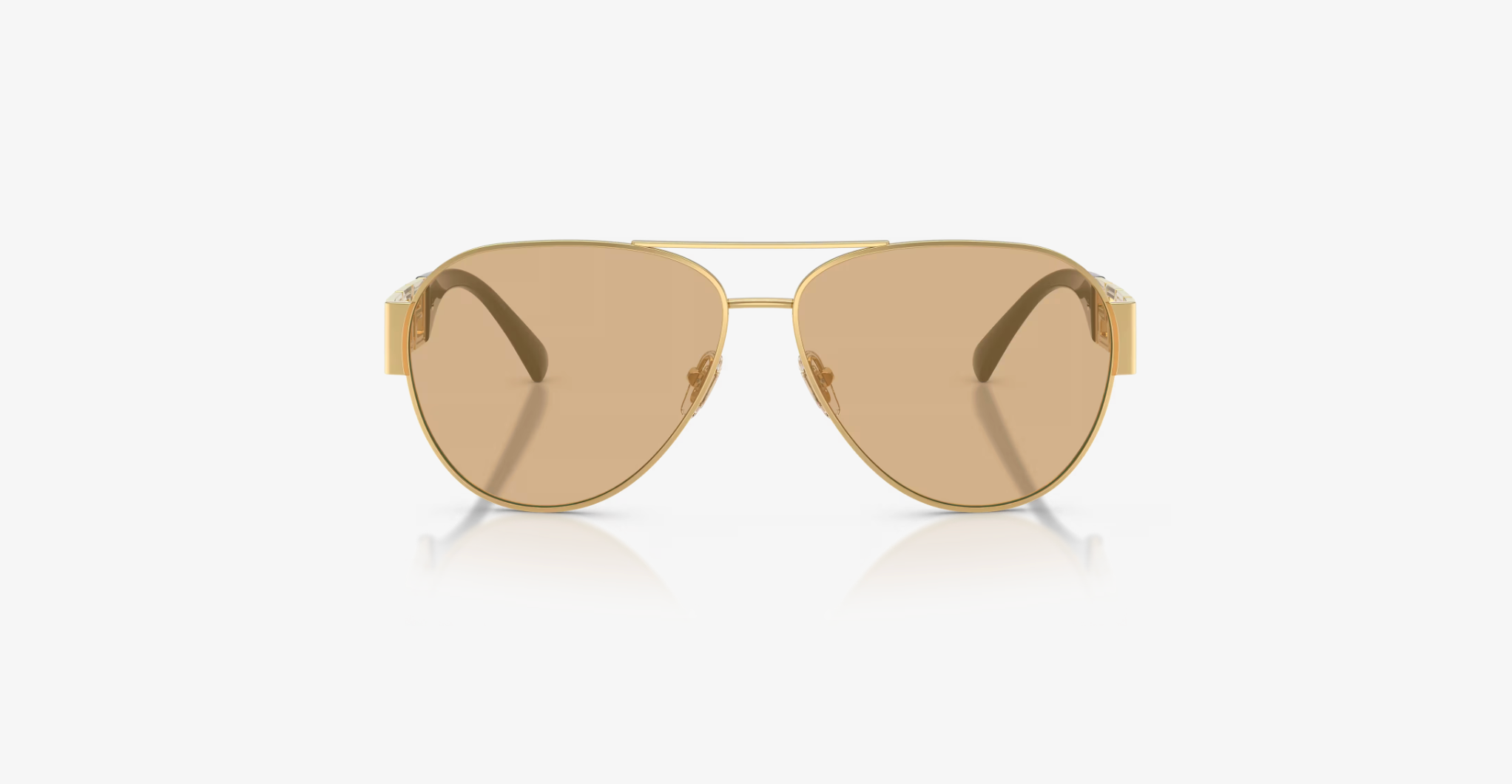 VERSACE OVE2289 1002D861 GOLD W/LIGHT YELLOW MIRROR SILVER INT