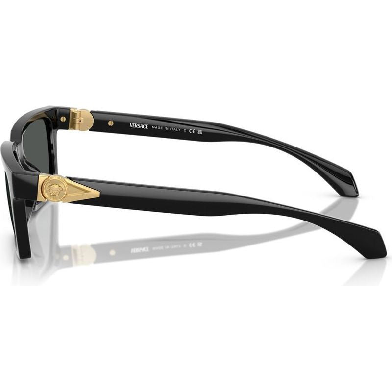 VERSACE 0VE4490U SIZE 55 BLACK W/DARK GREY