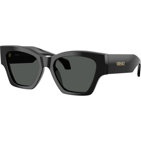 VERSACE 0VE4492U SIZE 53 BLACK W/DARK GREY