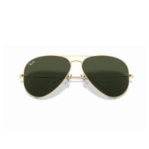RAYBAN 0RB3026 SIZE62 AVIATOR LARGE METAL II BLACK W/G-15 GREEN