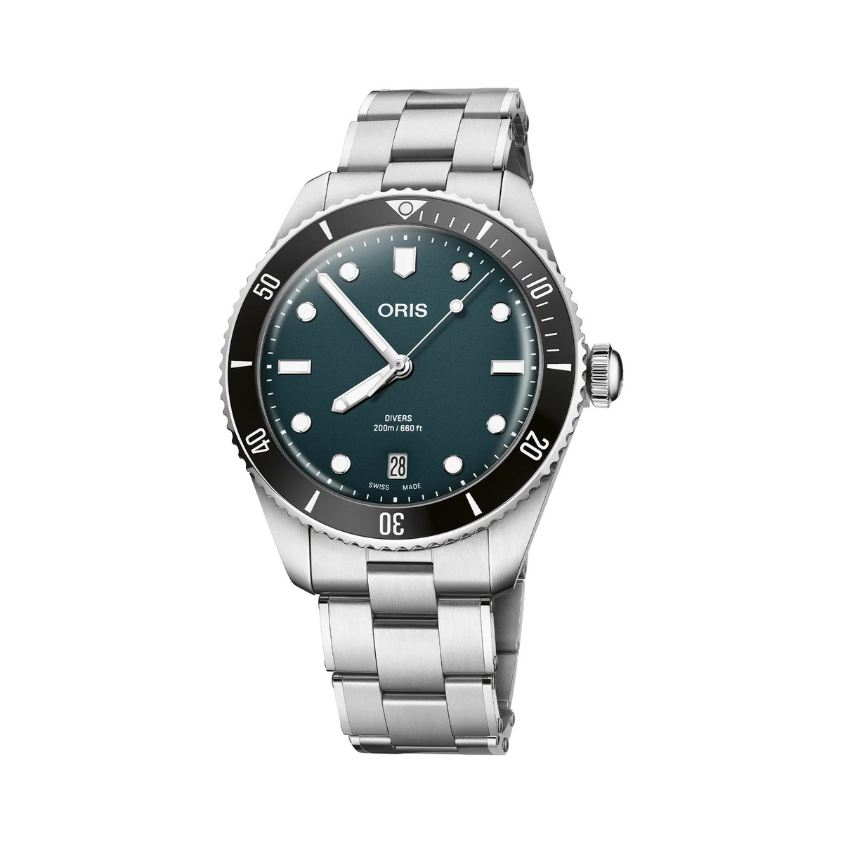 01 733 7795 4055-Set Divers Date-Dial: Blue,Metallbracelet steel
