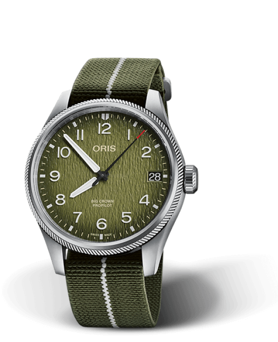 Okavango Air Rescue L.E. - Dial: Green, arab num, Strap: Textile strap green