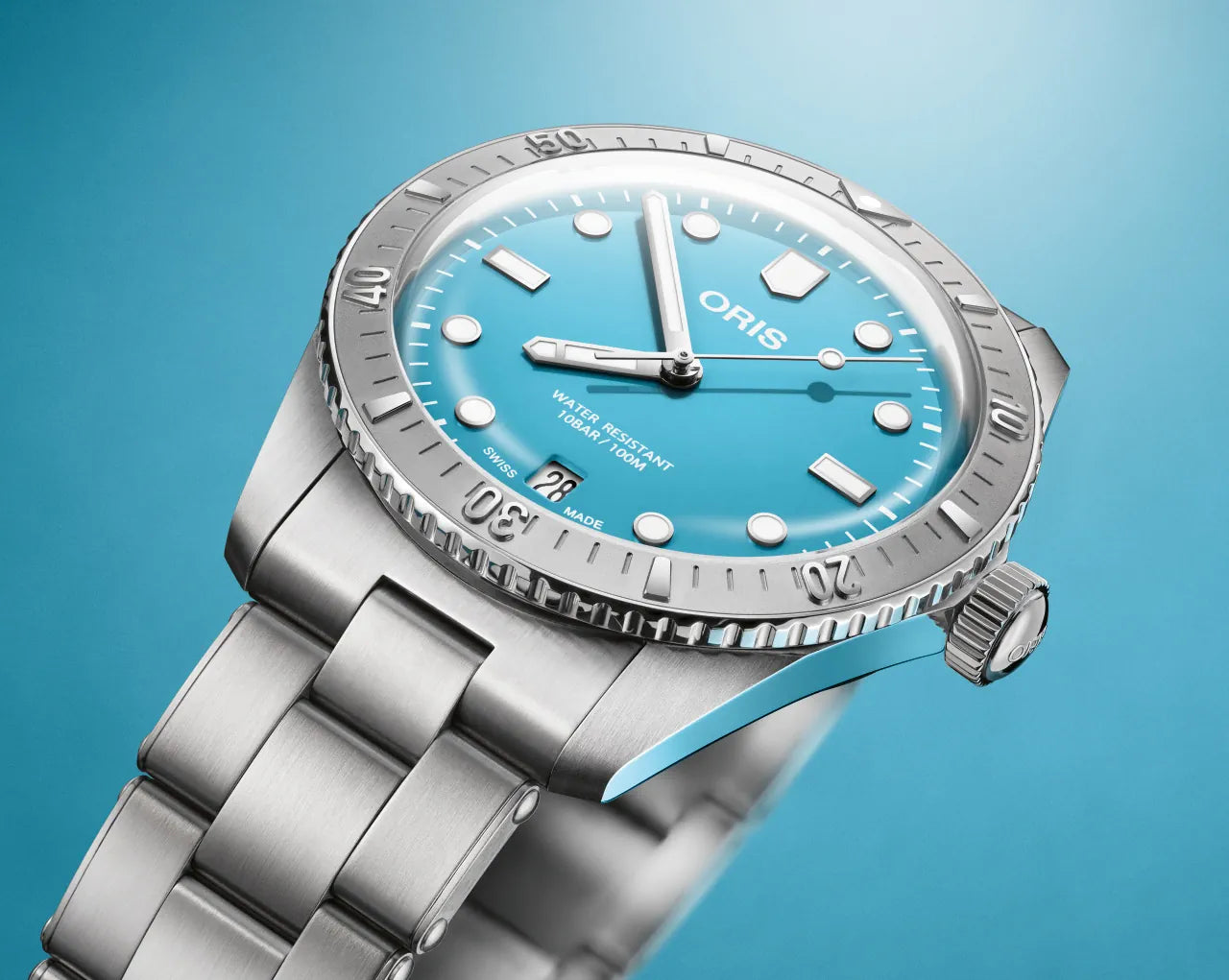 Oris Divers Sixty-Five - Dial: Blue, Strap: MB steel polished