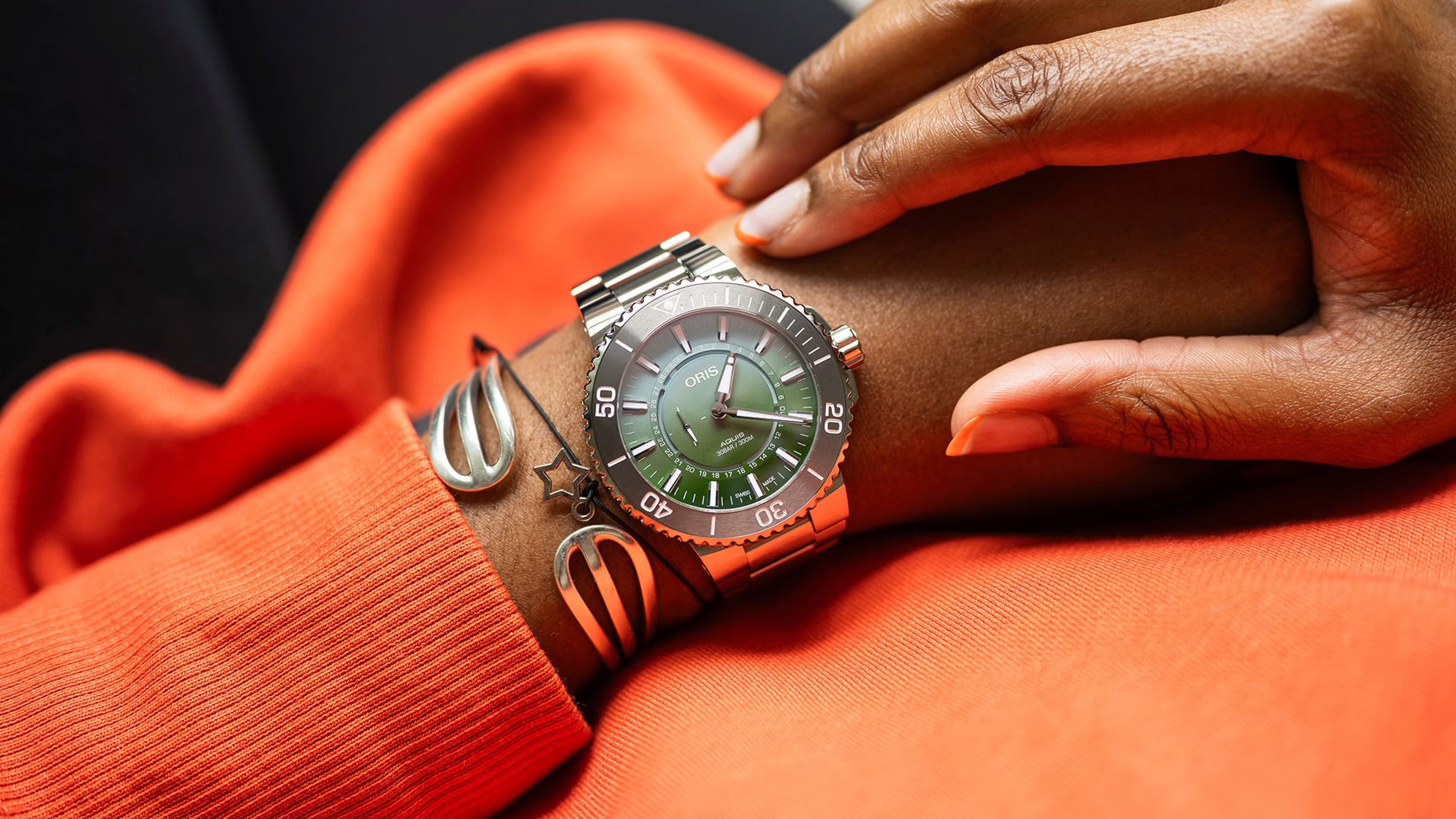 Dat Watt Limited Edition II - Dial: Green, Strap: MB steel polished