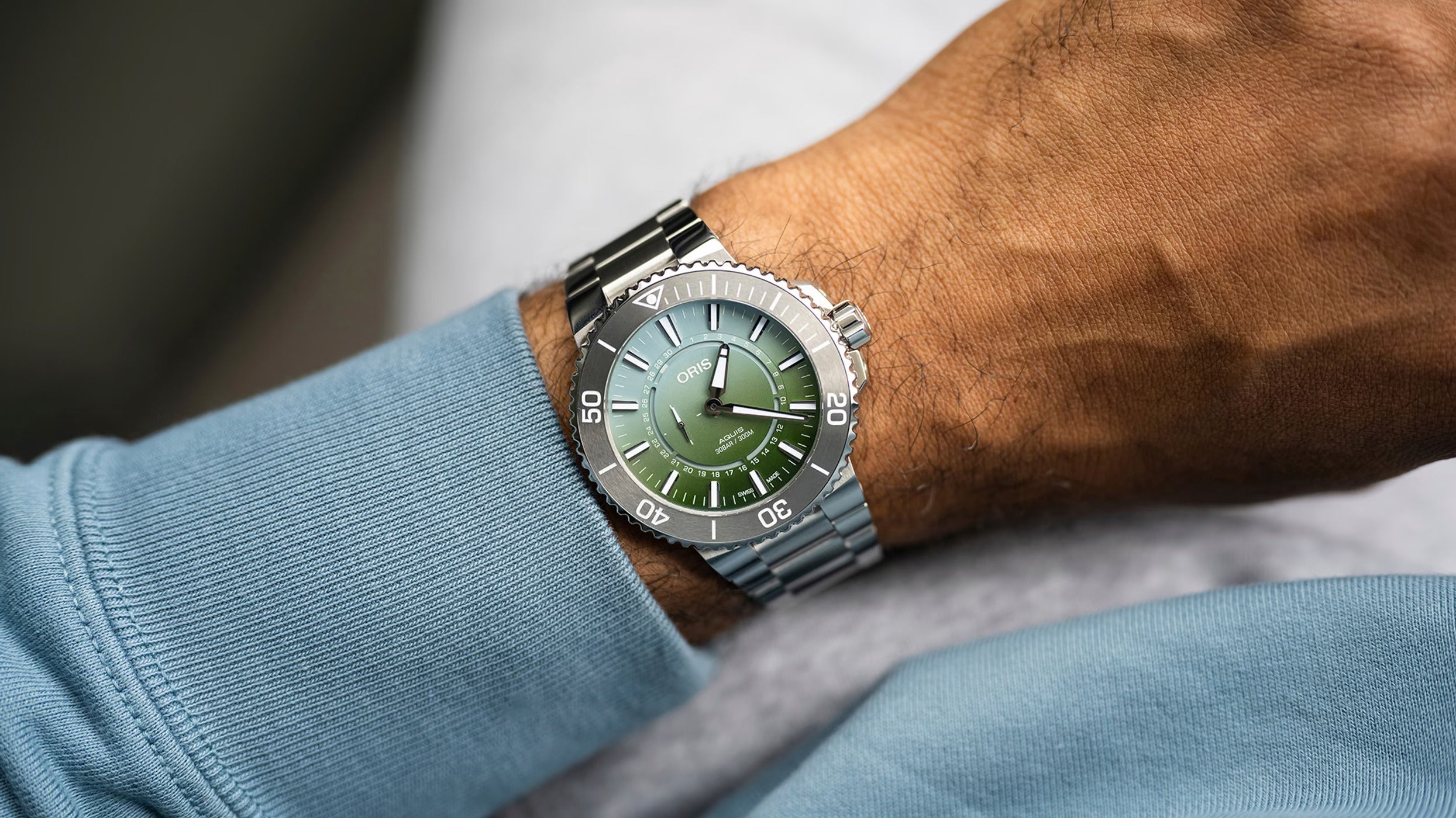 Dat Watt Limited Edition II - Dial: Green, Strap: MB steel polished