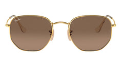 RAYBAN 0RB3548N SIZE51 HEXAGONAL ARISTA W/BROWN GRANDIENT GREY