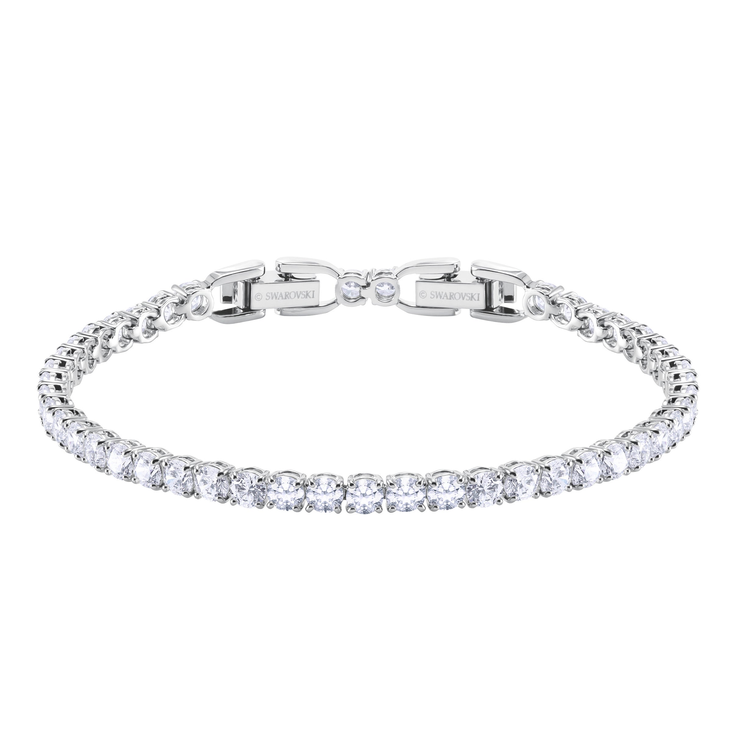 TENNIS DLX:BRACELET RND CZWH/RHS M