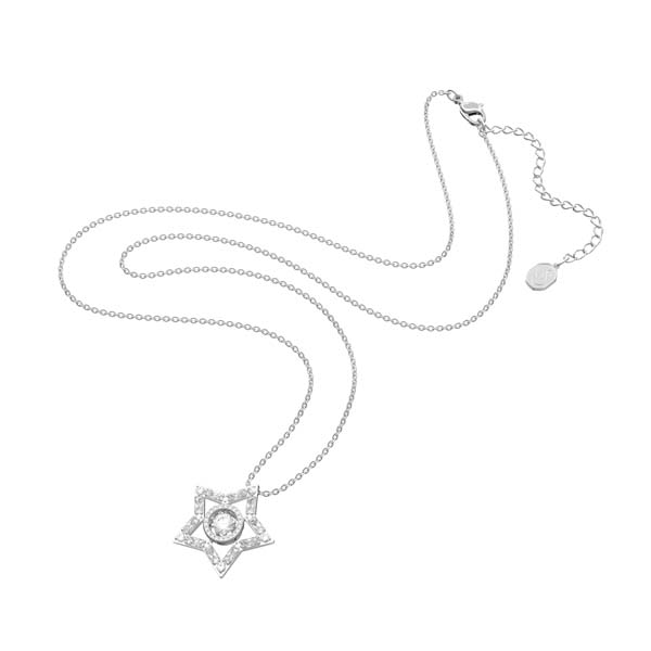 5617919 STELLA: PEND CZ WHITE/RHS