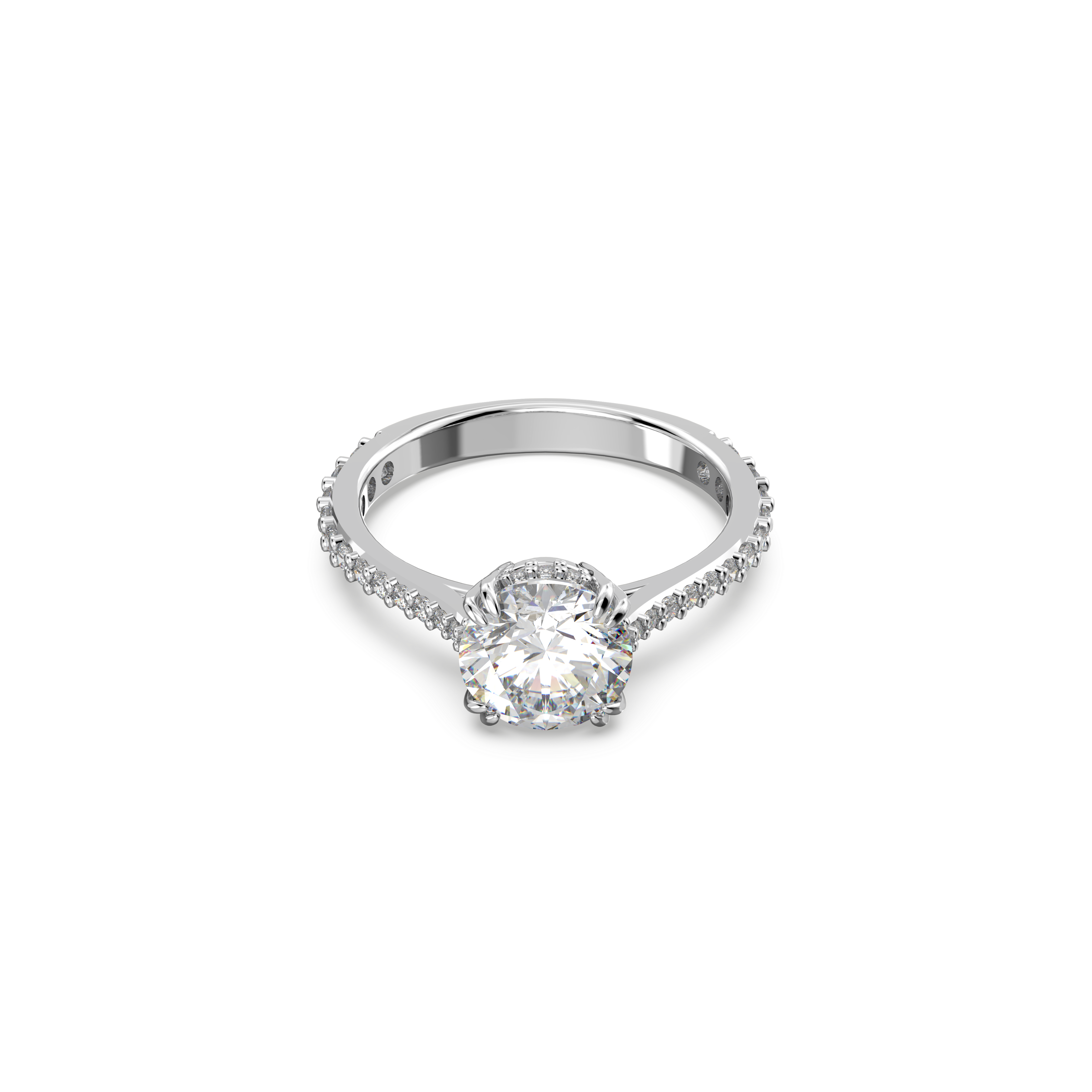 5645250 CONSTELLA: RING RND M WHITE/RHS 50