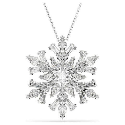 5693226 PEND BROOCH WHITE/RHS