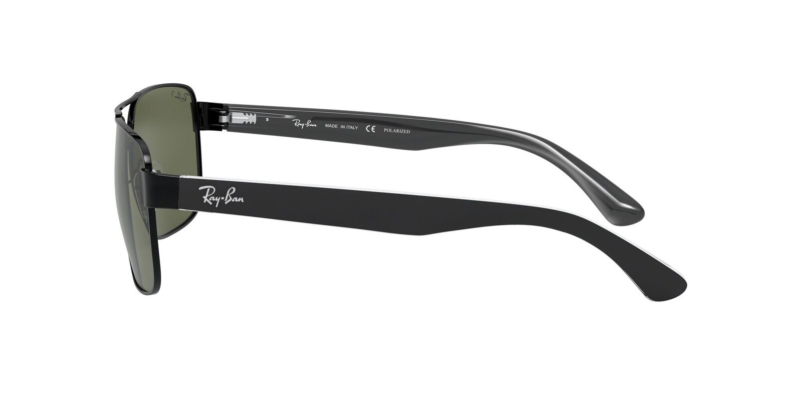 RAYBAN 0RB3530 SIZE 58 BLACK W/GREEN