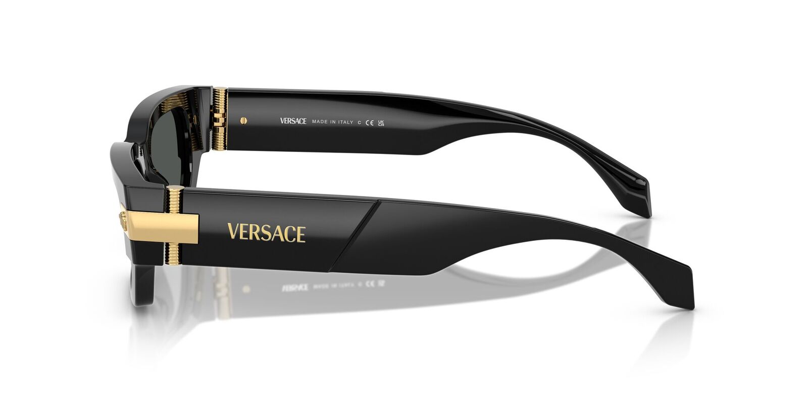 VERSACE 0VE4465 SIZE 53 BLACK W/DARK GREY