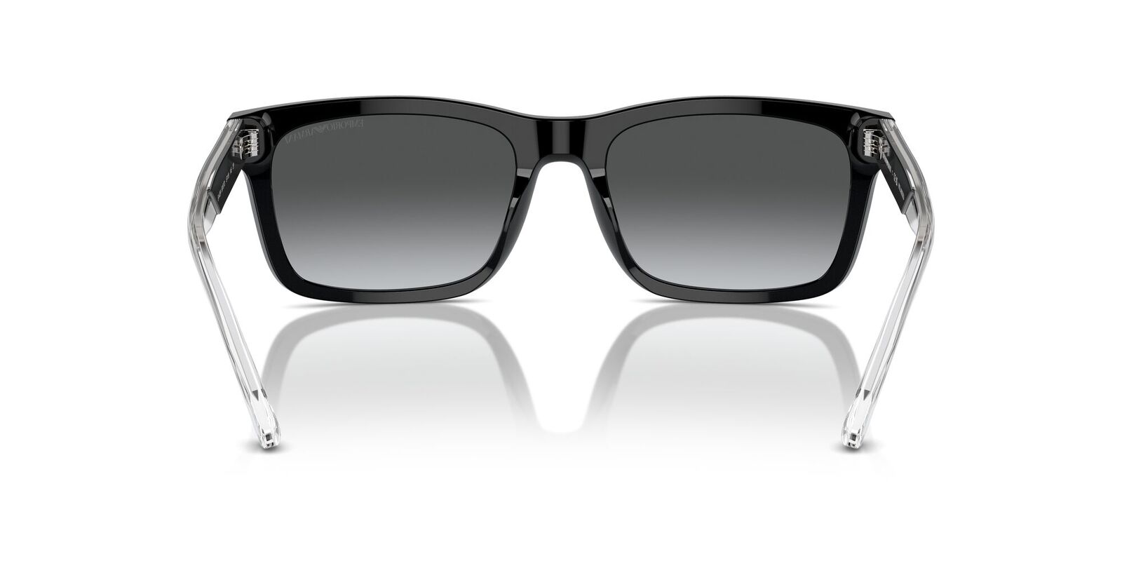 EMPORIO ARMANI 0EA4224F SIZE 58 SHINY BLACK W/DARK GREY POLAR